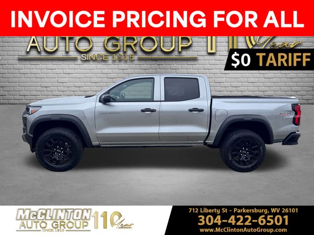 2025 Sterling Gray Metallic Chevrolet Colorado Trail Boss 4X4 Truck