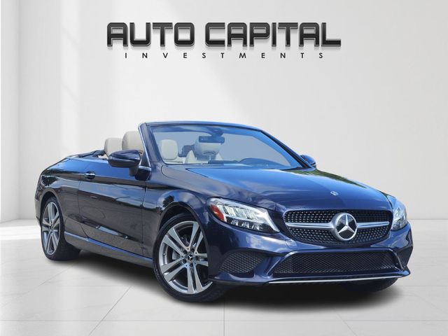 Blue 2019 Mercedes-Benz C-Class C 300 Cabriolet RWD Convertible Rear-Wheel Drive 9-Speed Automatic