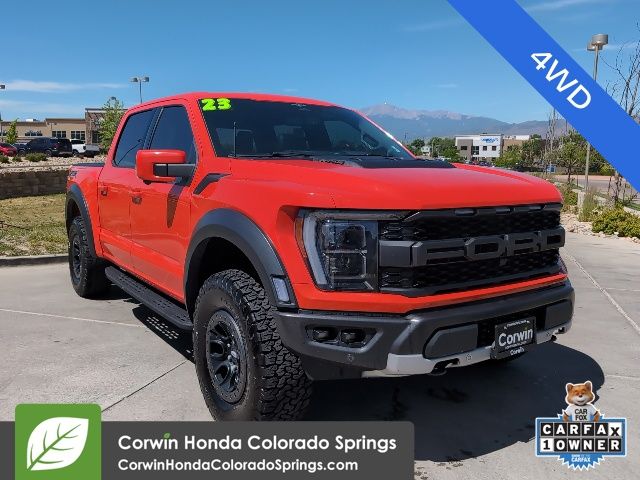 Code Orange Metallic 2023 Ford F-150 Pickup Truck Four-Wheel Drive Automatic