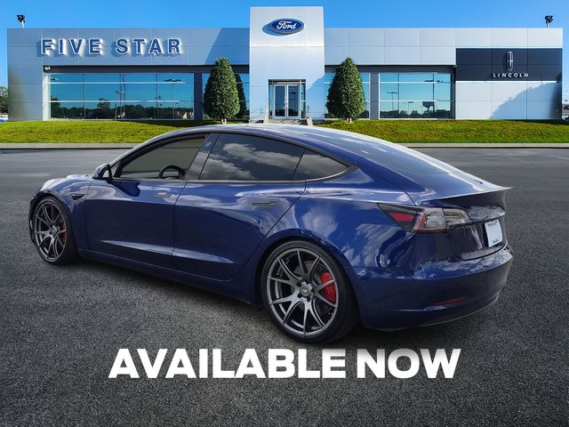 Used 2020 Blue Tesla Performance image 5