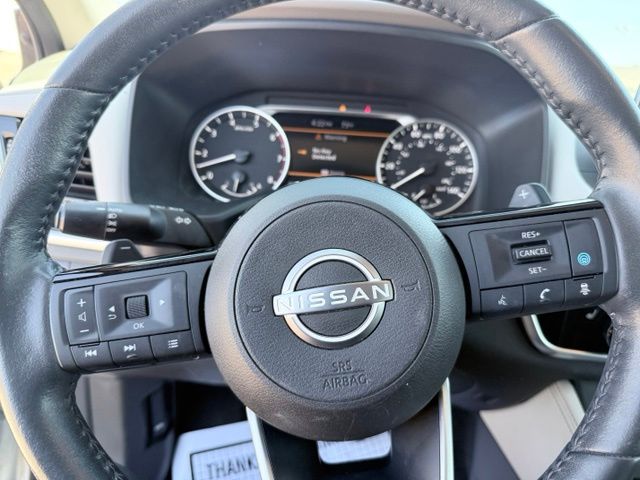 2023 Nissan Rogue SL White at Brown Honda