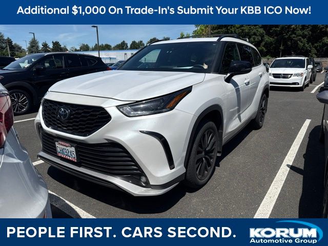 White (Wind Chill Pearl) 2023 Toyota Highlander XSE AWD SUV / Crossover All-Wheel Drive 8-Speed Automatic