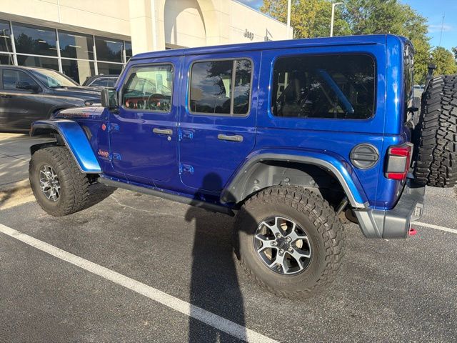 Used 2019 Blue Jeep Unlimited Rubicon image 3