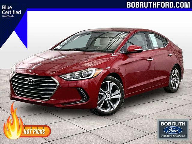 2017 Hyundai Elantra Limited Red at Subaru and VW of Moon Township