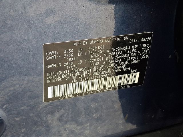 2020 Subaru Outback Limited Blue at Klick Lewis Buick Chevrolet