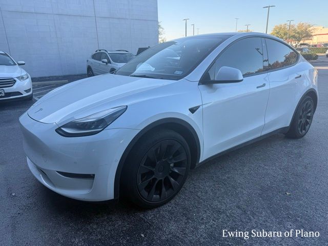 Used 2021 Tesla Model Y Long Range with VIN 5YJYGDEE7MF209267 for sale in Plano, TX