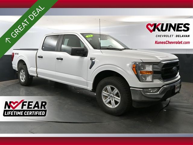White 2022 Ford F-150 Pickup Truck Four-Wheel Drive Automatic