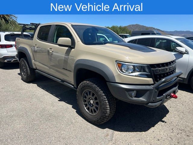 Sand Dune Metallic 2022 Chevrolet Colorado Pickup Truck Four-Wheel Drive 8-Speed Automatic