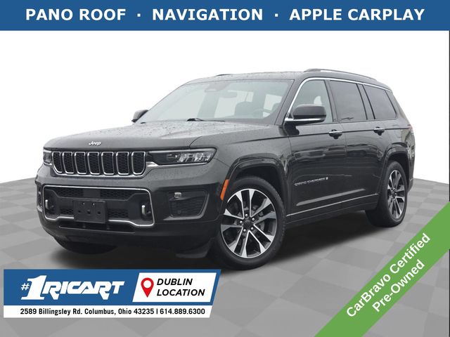 Rocky Mountain Pearlcoat 2022 Jeep Grand Cherokee L Overland 4WD SUV / Crossover Four-Wheel Drive 8-Speed Automatic