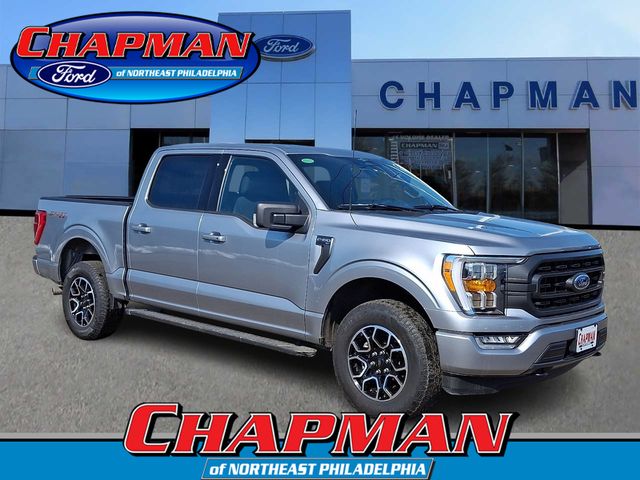 Iconic Silver Metallic 2023 Ford F-150 XLT SuperCrew 4WD Pickup Truck Four-Wheel Drive Automatic