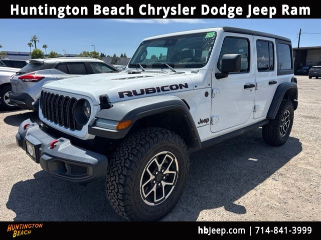 Bright White Clearcoat 2024 Jeep Wrangler SUV / Crossover Four-Wheel Drive 8-Speed Automatic