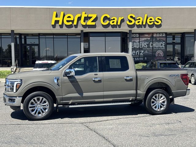 Marsh Gray 2025 Ford F-150 Lariat SuperCrew 4WD Pickup Truck Four-Wheel Drive Automatic