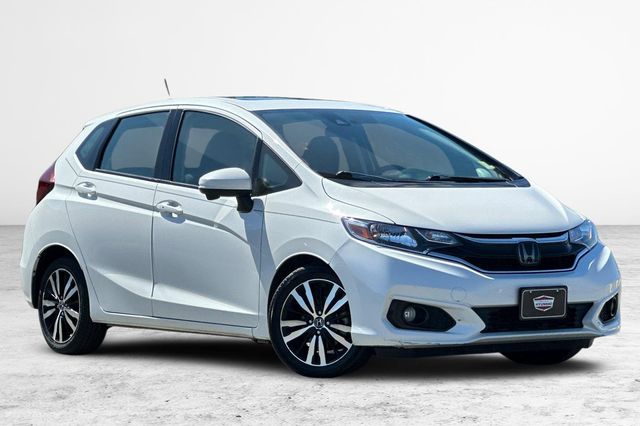 Platinum White Pearl 2019 Honda Fit EX FWD Hatchback Front-Wheel Drive Continuously Variable Transmission