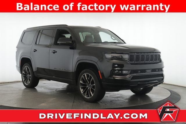 Diamond Black Crystal Pearlcoat 2025 Jeep Grand Wagoneer Obsidian 4WD SUV / Crossover Four-Wheel Drive 8-Speed Automatic