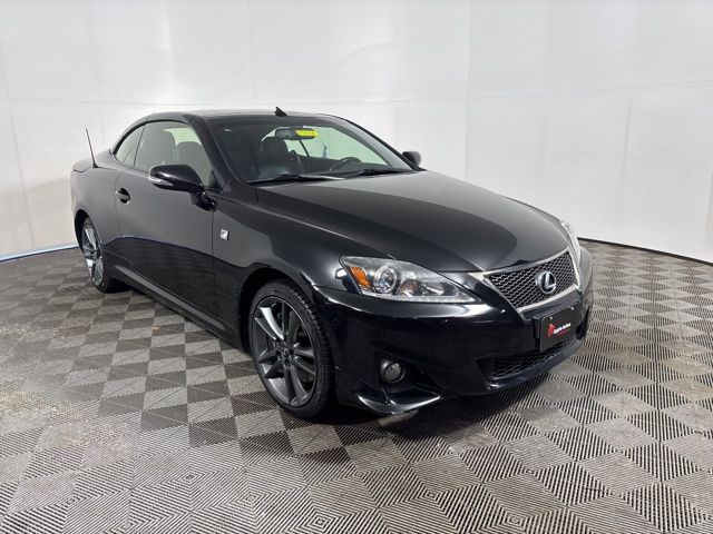Black (Obsidian) 2014 Lexus IS 350C Convertible RWD Convertible Rear-Wheel Drive 6-Speed Automatic