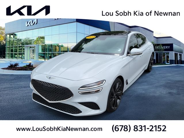 Siberian Ice 2023 Genesis G70 Sedan Rear-Wheel Drive 8-Speed Automatic