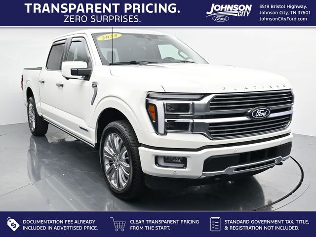 Star White Metallic Tri-Coat 2024 Ford F-150 Pickup Truck Four-Wheel Drive Automatic