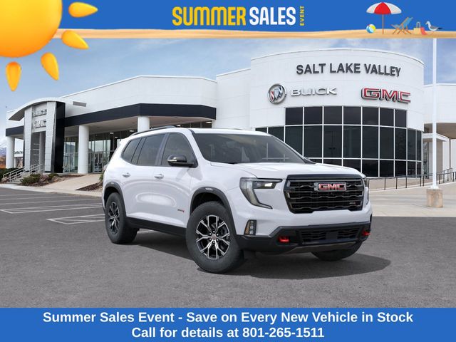 Summit White 2026 GMC Acadia SUV / Crossover Four-Wheel Drive 8-Speed Automatic