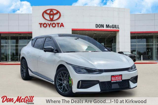 2023 Kia EV6 GT White at DeMontrond Automotive Group