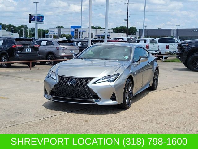 Silver 2025 Lexus RC 350 F Sport AWD Coupe All-Wheel Drive 6-Speed Automatic