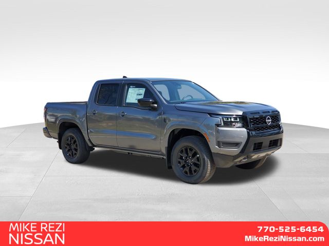 Gray (Gun Metallic) 2026 Nissan Frontier SV Crew Cab 4WD Pickup Truck Four-Wheel Drive 9-Speed Automatic Overdrive