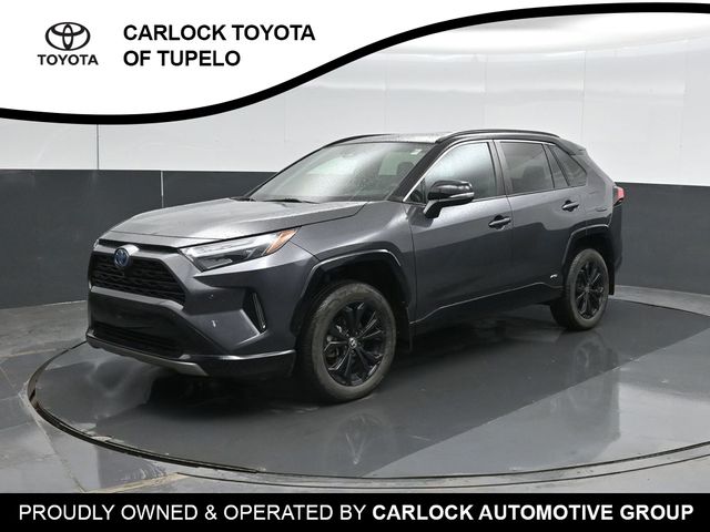 Midnight Black Metallic 2023 Toyota RAV4 Hybrid SUV / Crossover All-Wheel Drive Continuously Variable Transmission