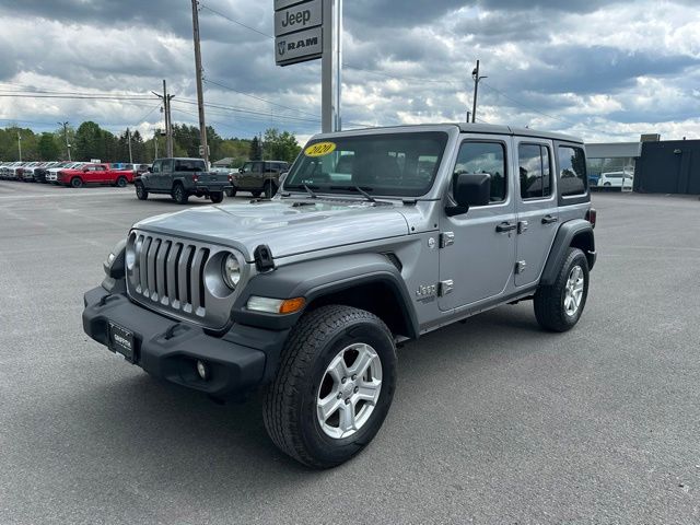 Billet Silver Metallic Clearcoat 2020 Jeep Wrangler SUV / Crossover Four-Wheel Drive 8-Speed Automatic