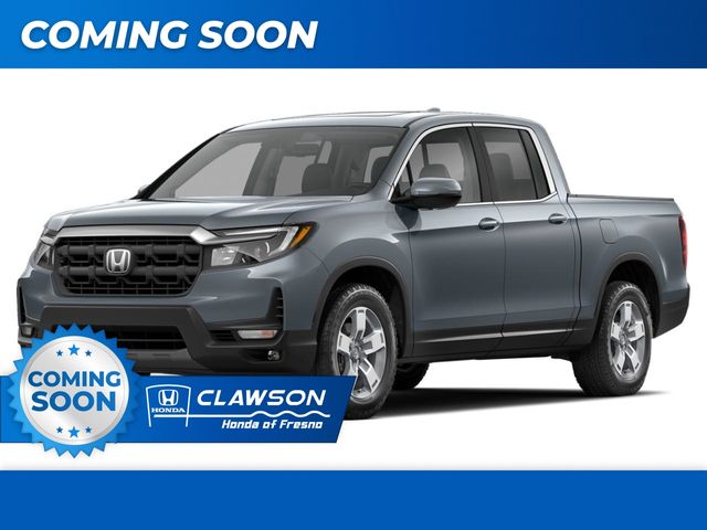 Gray 2024 Honda Ridgeline RTL AWD Pickup Truck All-Wheel Drive 9-Speed Automatic