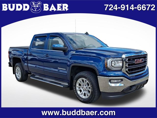 Stone Blue Metallic 2017 GMC Sierra 1500 Pickup Truck Four-Wheel Drive 6-Speed Automatic Overdrive