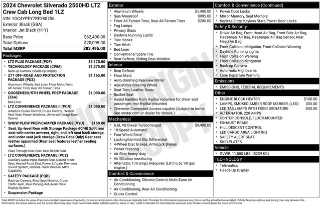 2024 Chevrolet Silverado 2500HD LTZ photo