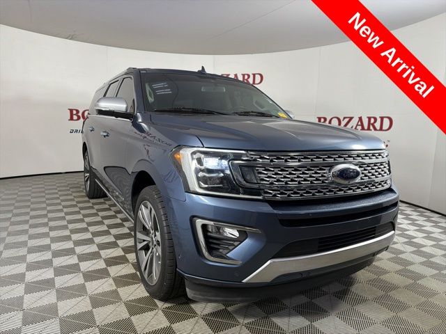Blue Metallic 2020 Ford Expedition MAX Platinum RWD SUV / Crossover 4X2 Automatic