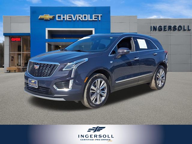 Midnight Sky Metallic 2025 Cadillac XT5 Premium Luxury AWD SUV / Crossover Four-Wheel Drive 9-Speed Automatic