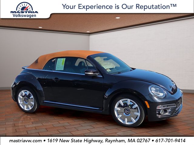 Deep Black Pearl/Brown Roof 2019 Volkswagen Beetle Convertible Front-Wheel Drive 6-Speed Automatic