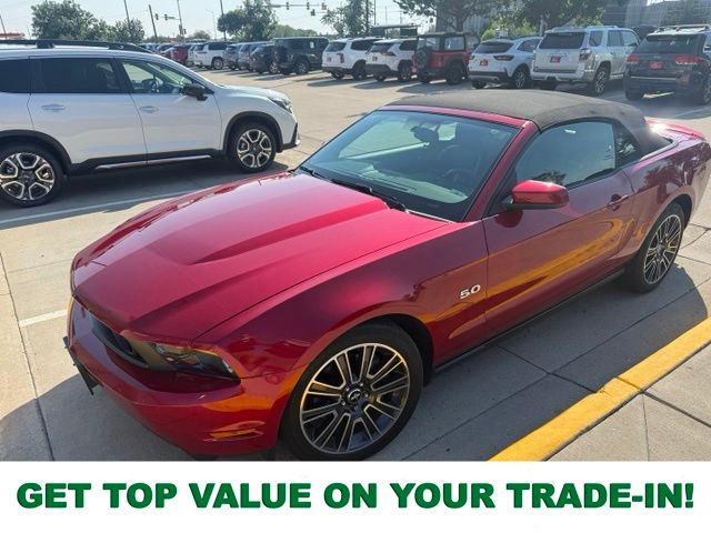 Red Candy 2011 Ford Mustang Convertible Rear-Wheel Drive 6-Speed Automatic