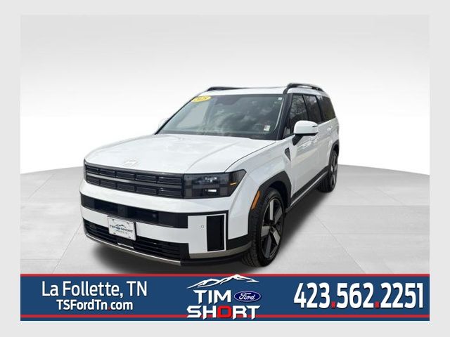 Serenity White 2025 Hyundai Santa Fe Hybrid Limited FWD SUV / Crossover Front-Wheel Drive 6-Speed Automatic