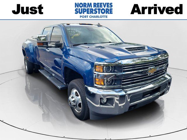 Deep Ocean Blue Metallic 2019 Chevrolet Silverado 3500HD Pickup Truck Four-Wheel Drive 6-Speed Automatic