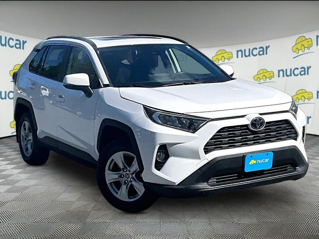 Super White 2019 Toyota RAV4 SUV / Crossover All-Wheel Drive 8-Speed Automatic