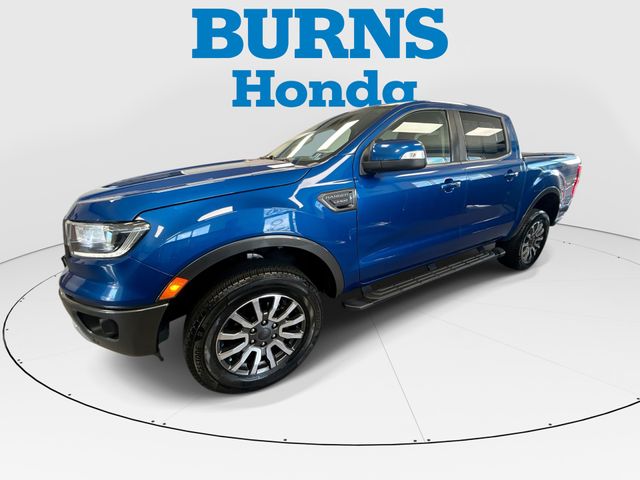 Lightning Blue Metallic 2019 Ford Ranger Pickup Truck Four-Wheel Drive Automatic