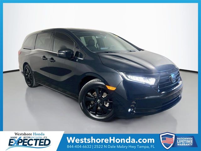 Crystal Black Pearl 2024 Honda Odyssey Minivan Front-Wheel Drive Automatic