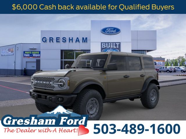 Marsh Gray 2025 Ford Bronco SUV / Crossover Four-Wheel Drive Automatic