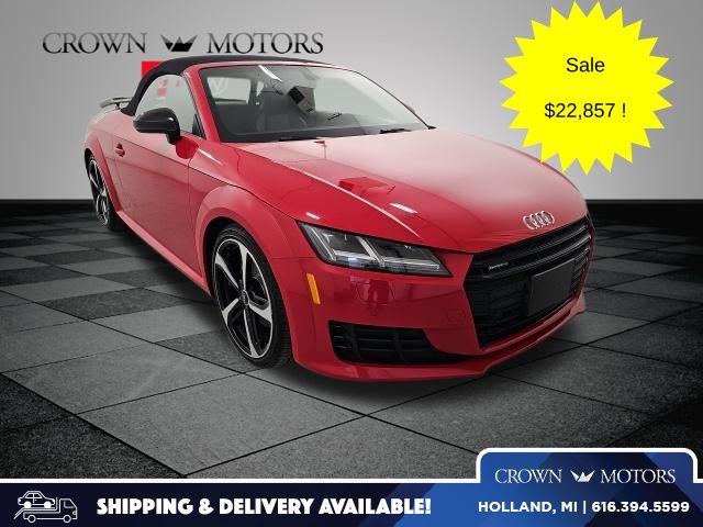 Orange (Tango Red Metallic/Black Roof) 2018 Audi TT 2.0T quattro Roadster AWD Convertible All-Wheel Drive 6-Speed Automatic