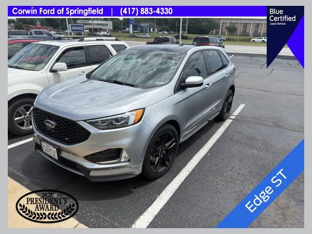 Iconic Silver Metallic 2020 Ford Edge SUV / Crossover All-Wheel Drive 8-Speed Automatic
