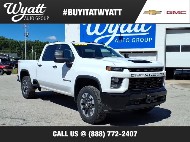 White 2021 Chevrolet Silverado 2500HD Pickup Truck Four-Wheel Drive 6-Speed Automatic