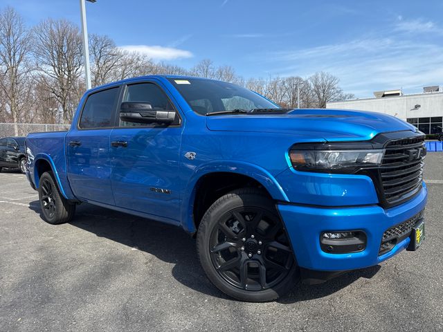 Hydro Blue Pearlcoat 2026 RAM 1500 Laramie Crew Cab 4WD Pickup Truck Four-Wheel Drive 8-Speed Automatic