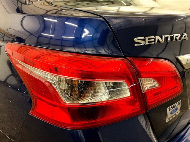 2019 Nissan Sentra SV Blue at Subaru and VW of Moon Township