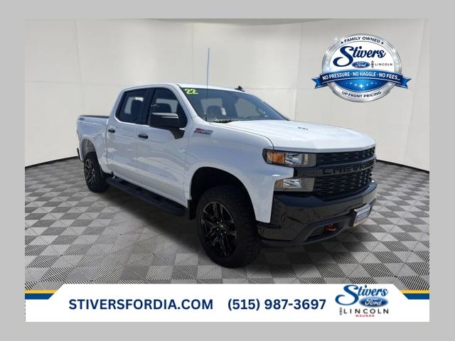 Summit White 2022 Chevrolet Silverado 1500 Pickup Truck Four-Wheel Drive Automatic