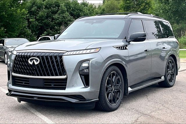Dynamic Metal/Black Obsidian 2026 INFINITI QX80 SUV / Crossover All-Wheel Drive 9-Speed Automatic