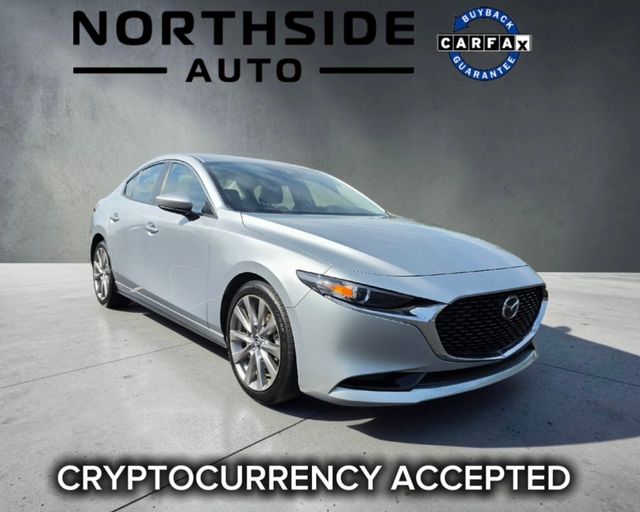 Sonic Silver Metallic 2019 Mazda MAZDA3 Sedan Front-Wheel Drive 6-Speed Automatic