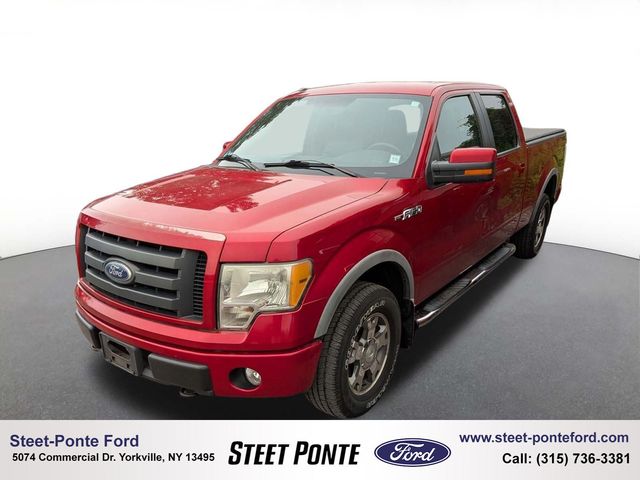 Red Candy Metallic Tinted Clearcoat 2010 Ford F-150 Pickup Truck Four-Wheel Drive 6-Speed Automatic