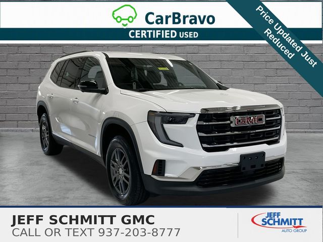 Summit White 2025 GMC Acadia SUV / Crossover Front-Wheel Drive 8-Speed Automatic